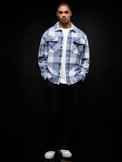 Plaid Shacket Arctic Men Flannel Shackets