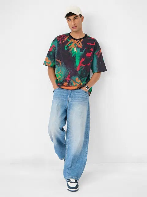 Street Graffiti Oversized T-Shirts