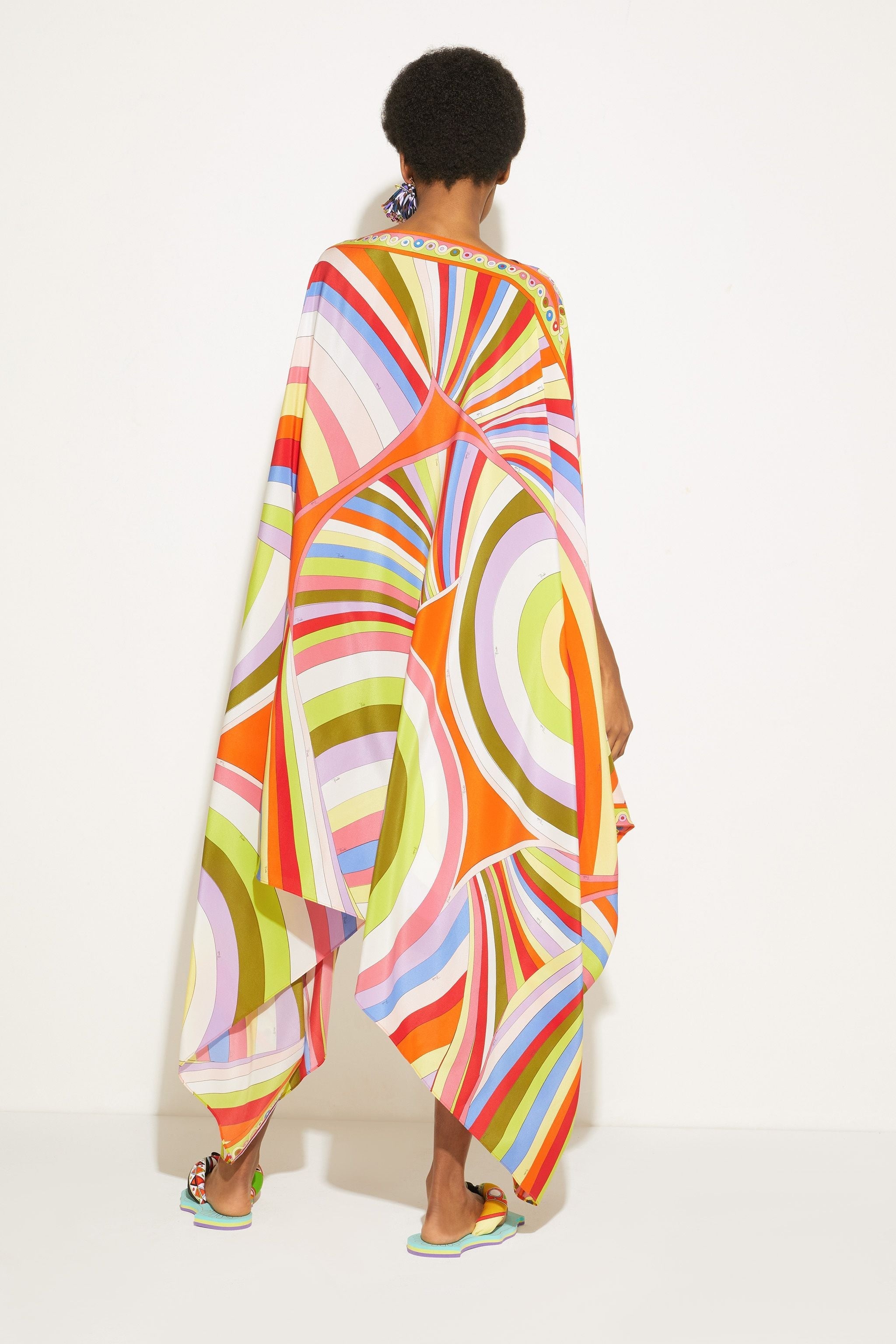 Printed Multi Color Caftan For Women's Long Kaftan