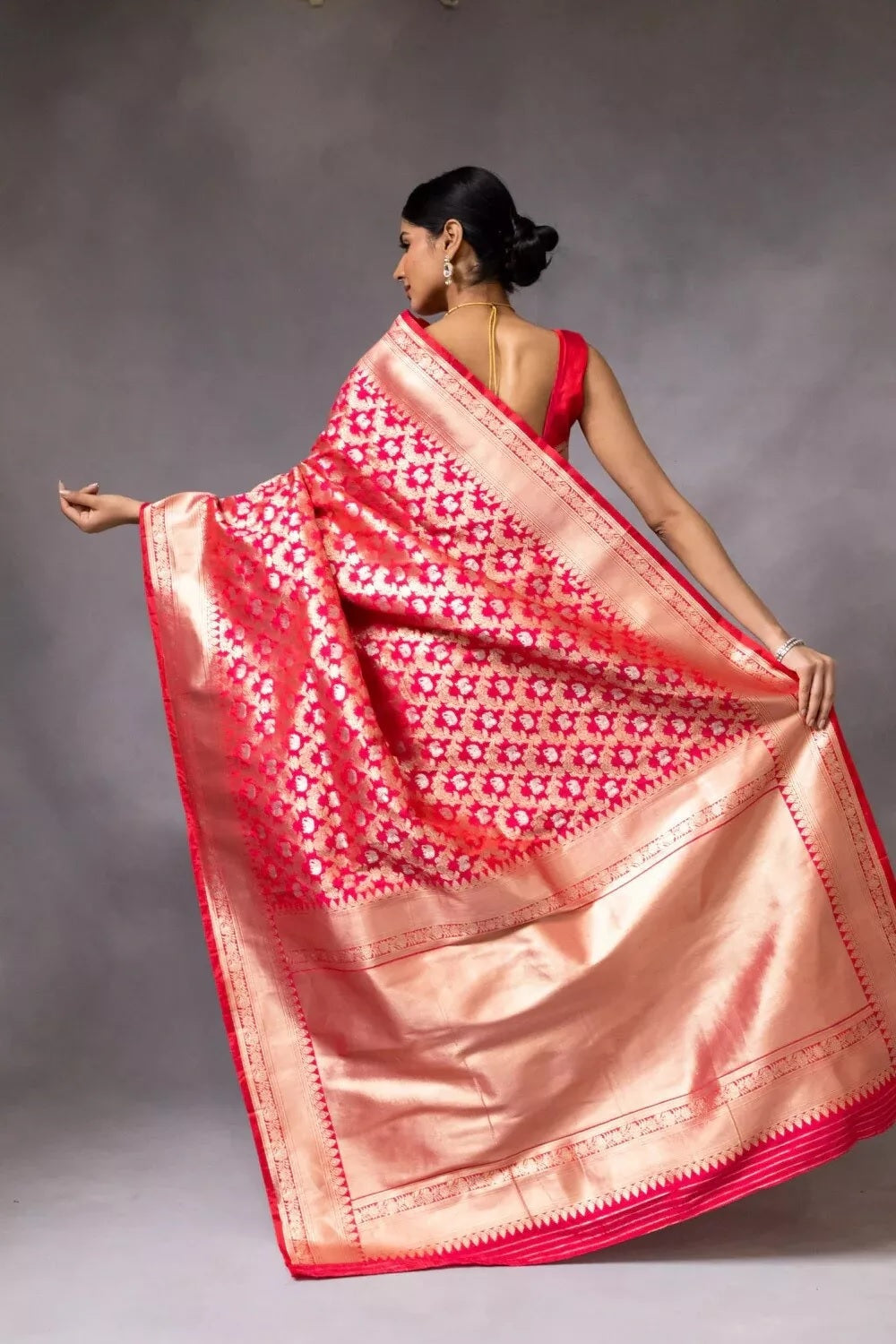 Banarasi Soft Silk Traditional Saree , Designer Party Wear Saree & Blouse