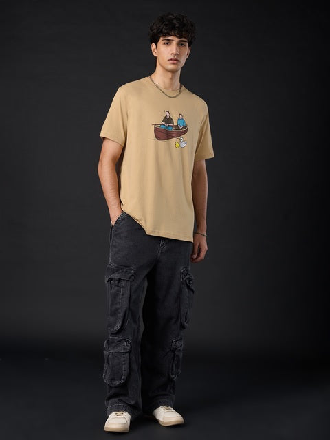 FRIENDS Chick & Duck Men Relaxed Fit T-Shirts