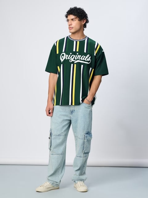 Stripes Pacific Oversized T-Shirts