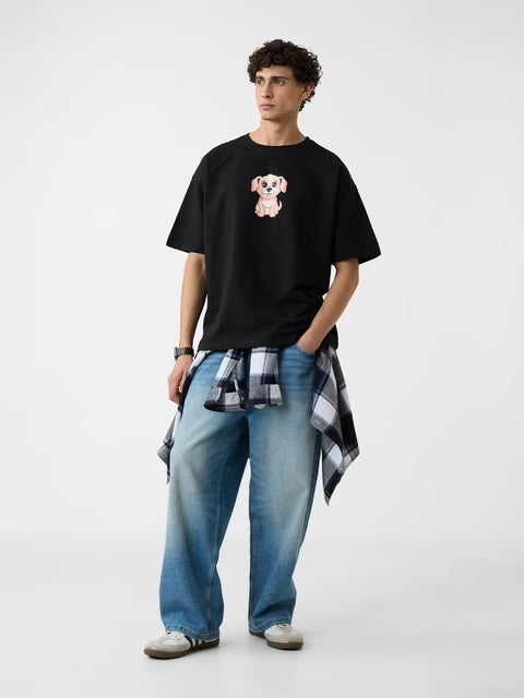 Save The Dog Oversized T-Shirts