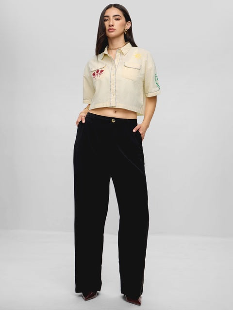 Sunshine Women Cropped Shirts