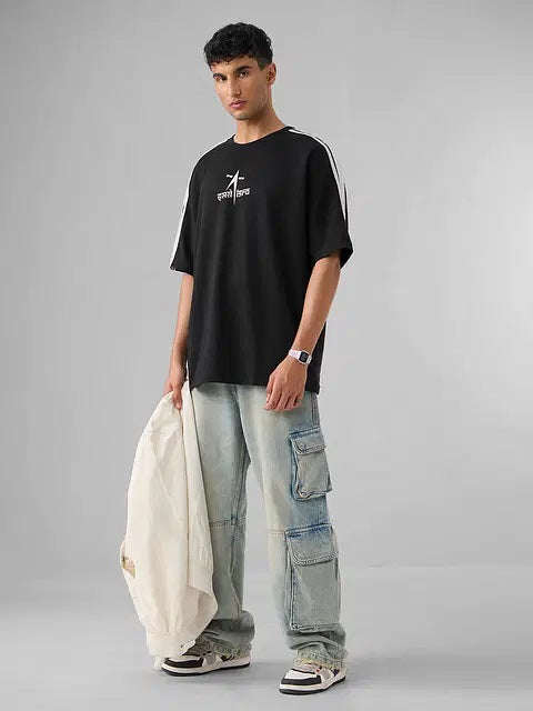 ISRO To The Moon Oversized T-Shirts