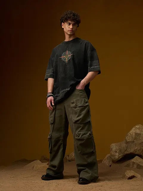 Nomad Compass Super Oversized T-Shirts