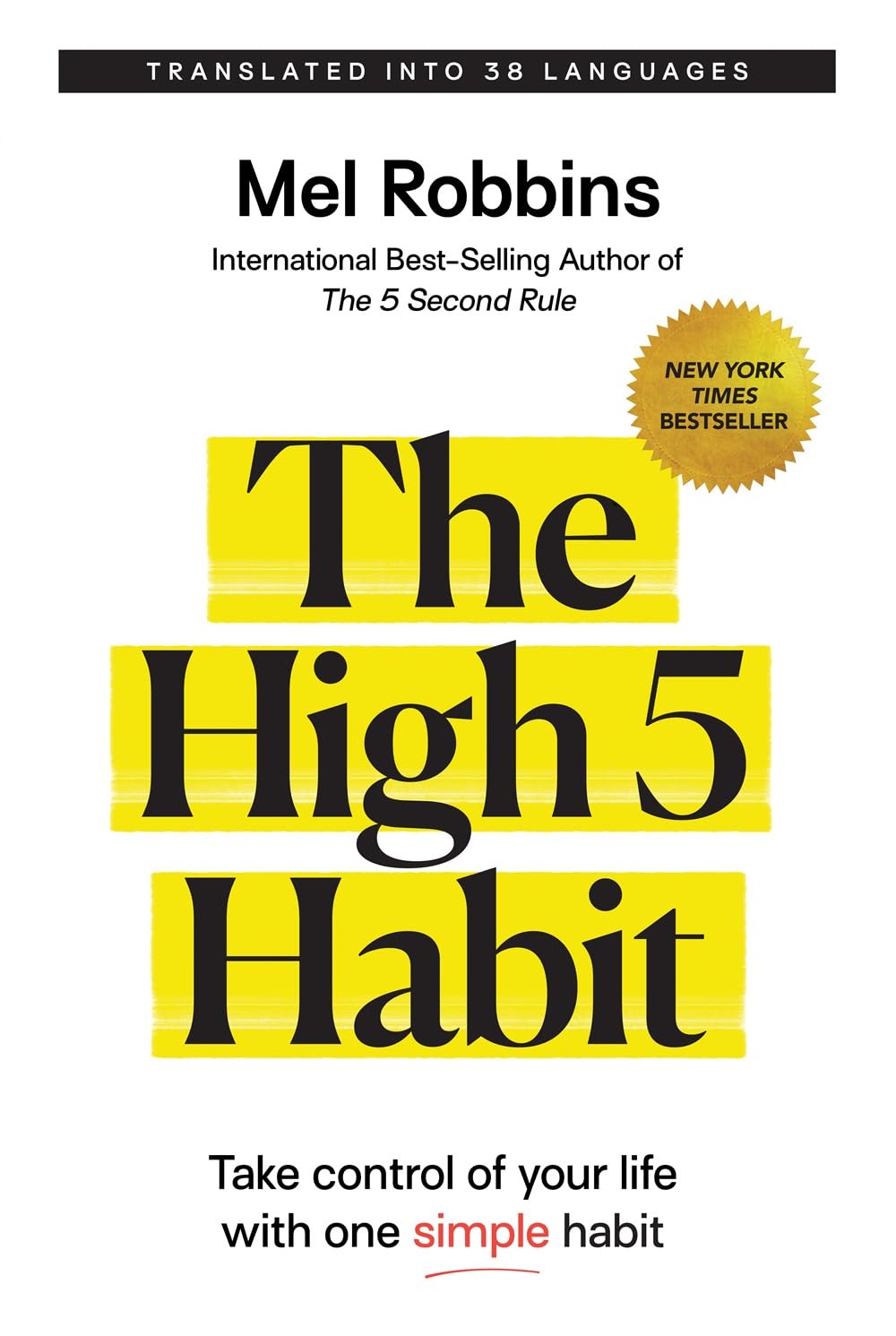 The High 5 Habit Paperback – ROBBINS MEL