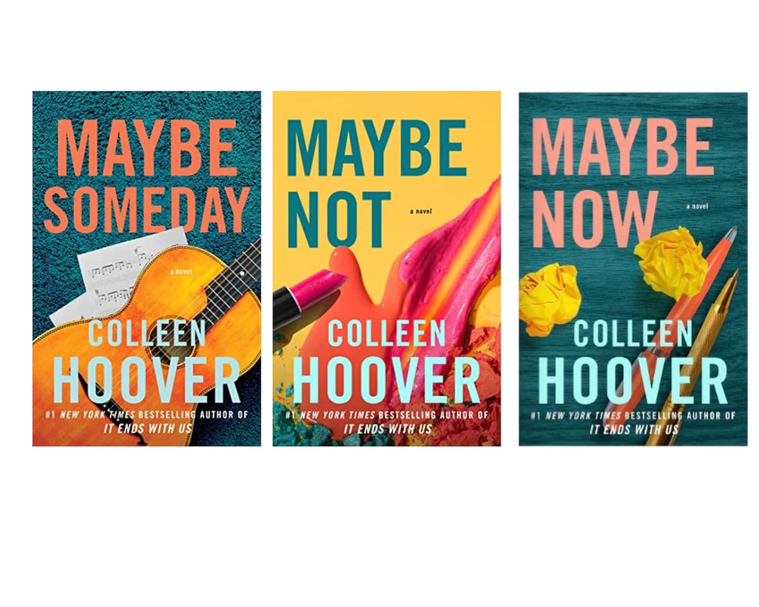 (Combo) Maybe Someday + Maybe Not + Maybe Now Paperback – by Colleen Hoover