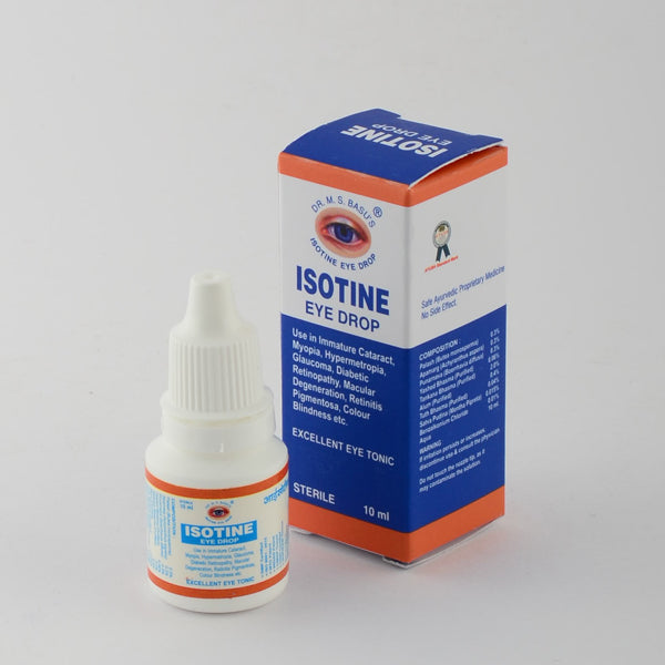 Isotine Herbal Eye Solution 10ml | Plant-Based Ayurvedic Eye Care Drops