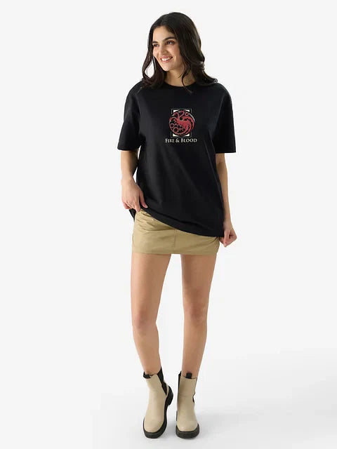 House of the Dragon Family Tree Boyfriend T-Shirts