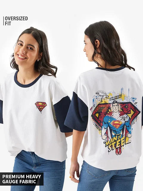 Superman The Man of Steel Boyfriend T-Shirts