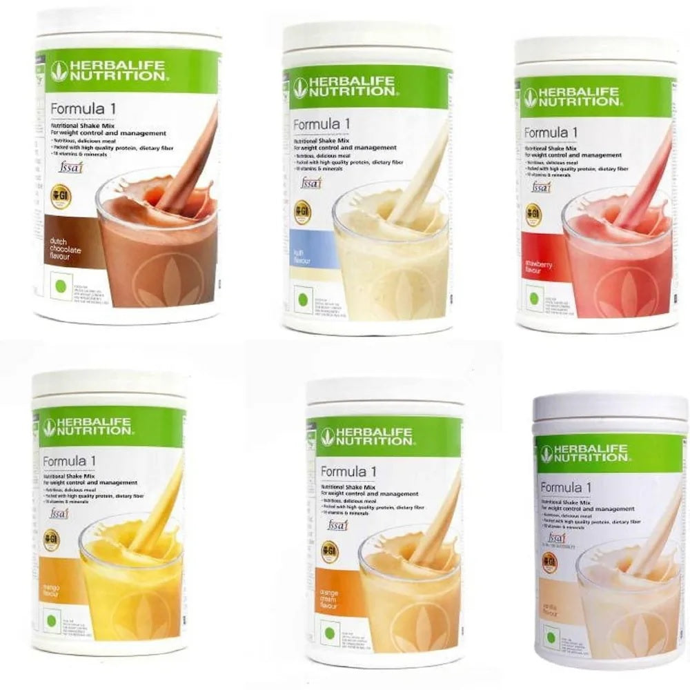 Herbalife Formula 1 Nutritional Shake Mix 500g – Variety of Delicious Flavors