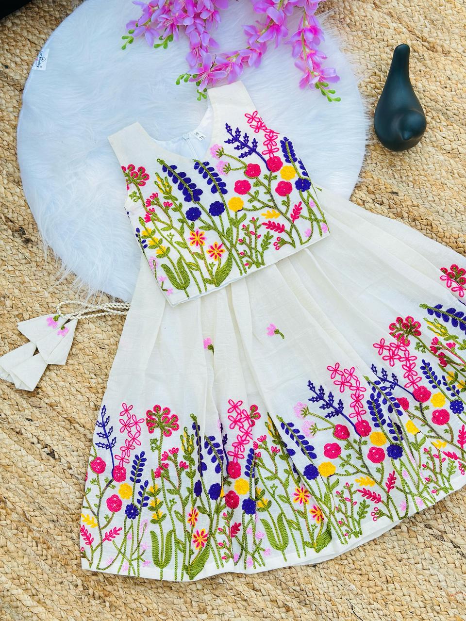 Kids & Girls Party Wear Traditional Beautiful Lehenga With Blouse