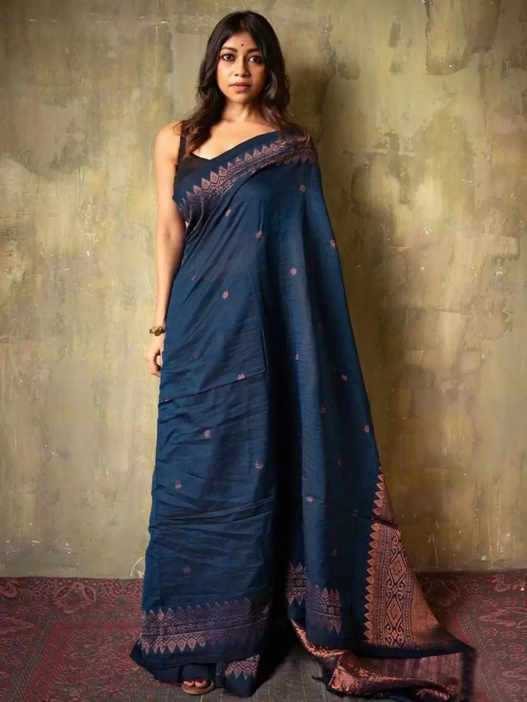 Banarasi Soft Silk Traditional Wear Wedding Sari With Blouse