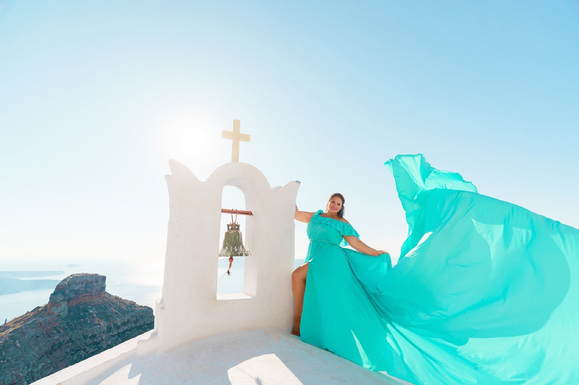 Off Shoulder Long Flying Dress | Flying Dress for Photoshoot