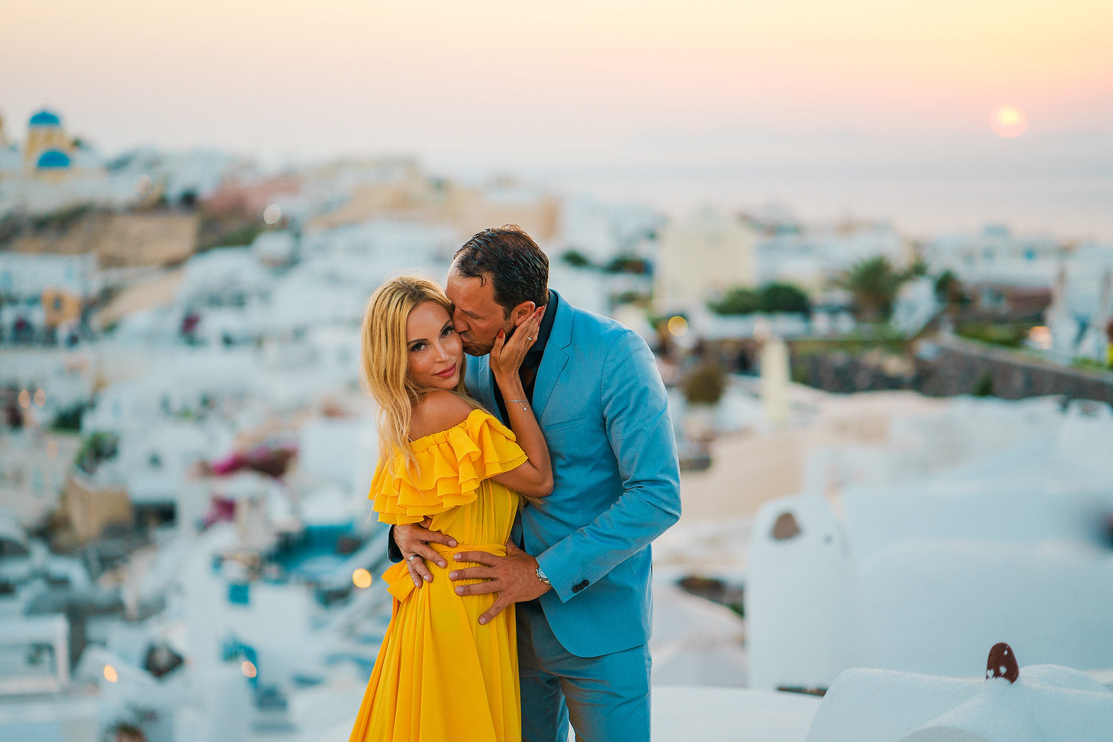 Flying Dress for Photoshoot, Santorini Flying Dress