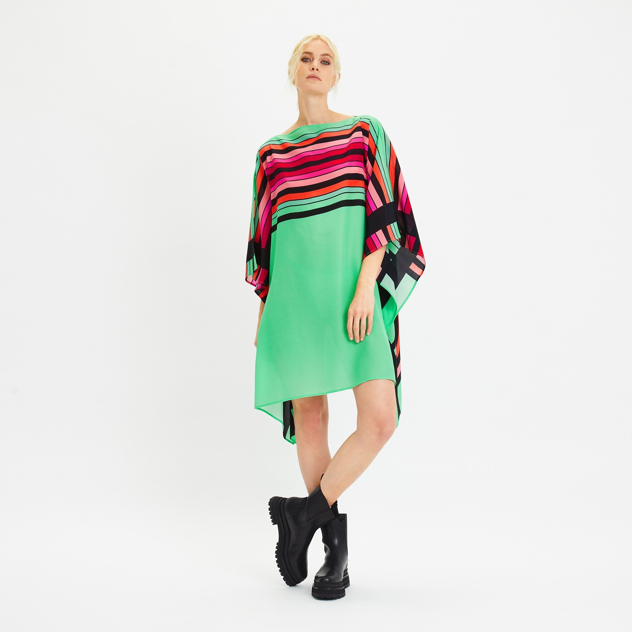 Chelsea Georgette Kaftan - Flowing Lightweight Evening Wear Caftan