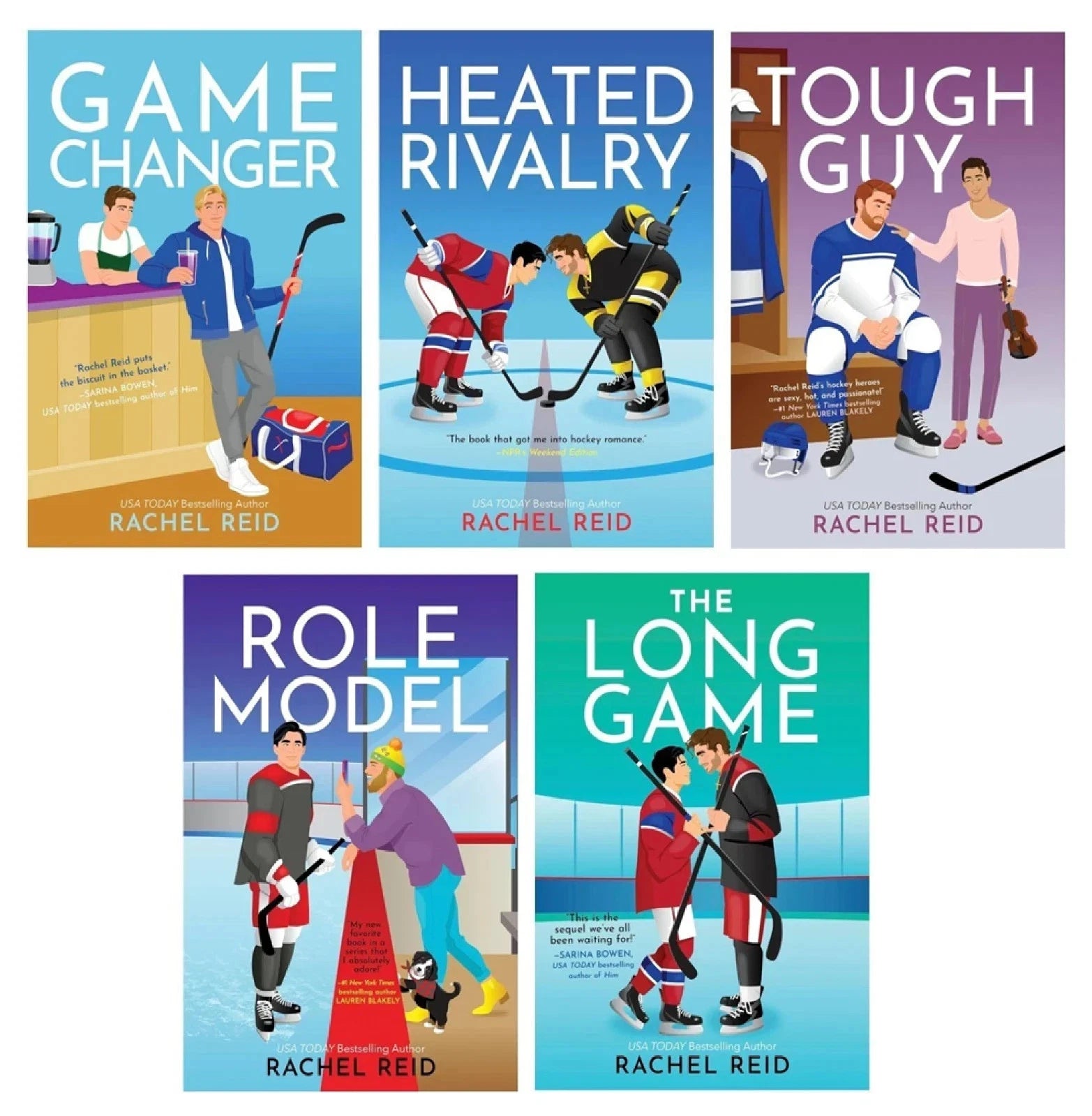 Rachel Reid Hockey Romance Series – 5 Book Set – Paperback