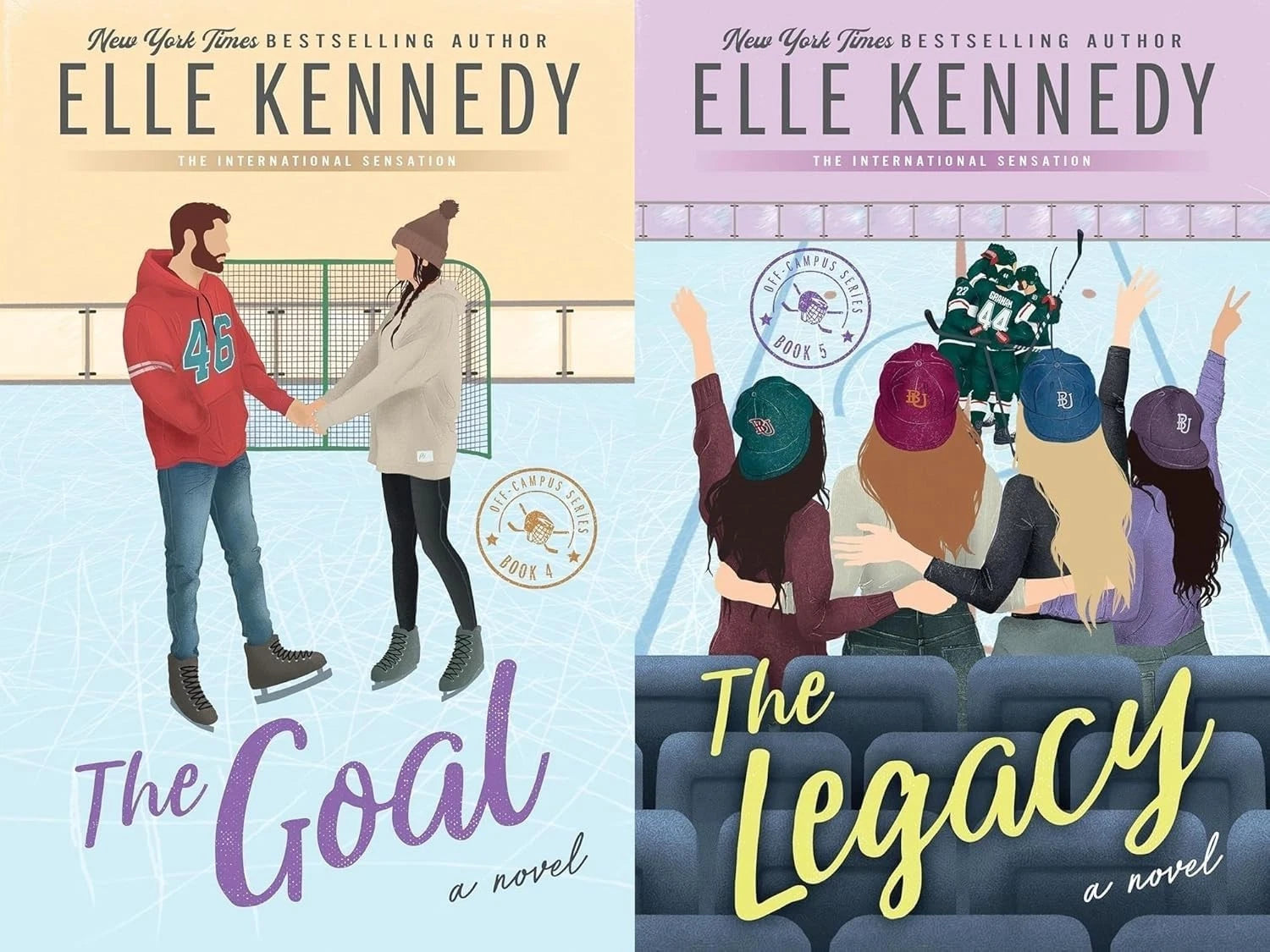 The Goal & The Legacy by Elle Kennedy | Off-Campus Series Books | Paperback