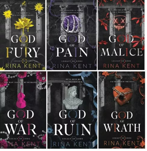 Legacy of Gods Series 6 Books Set by Rina Kent (English, Paperback)