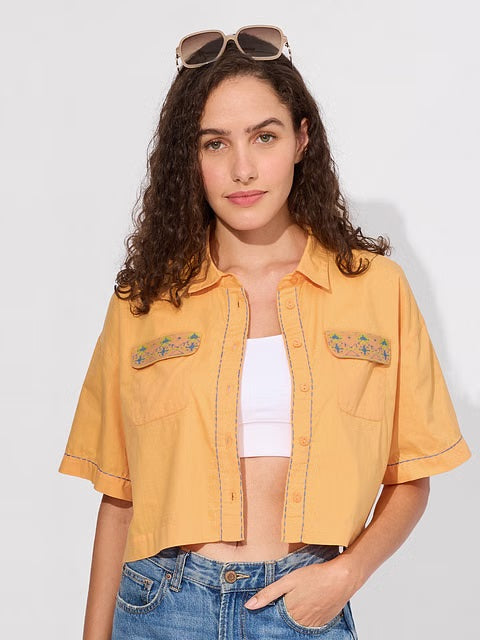 Aster Women Cropped Shirts
