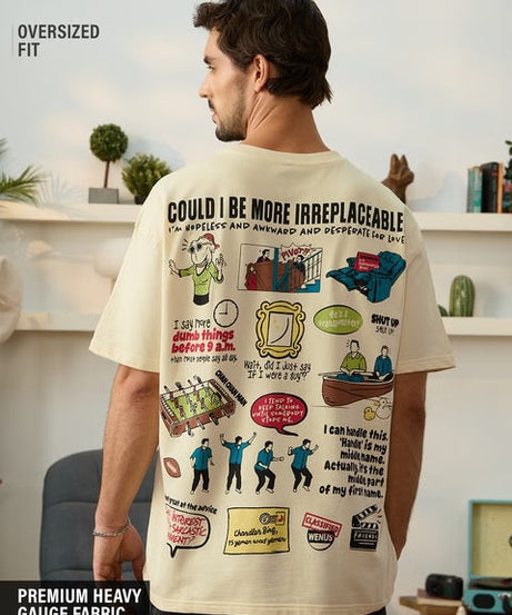 FRIENDS Chandler Bing Tribute Oversized T-Shirts