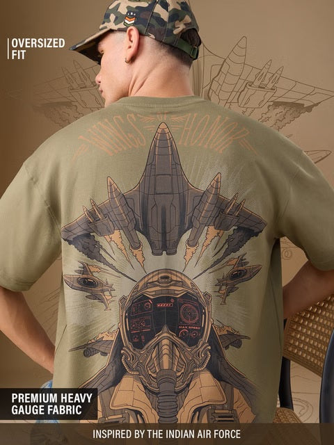Freedom Wings Of Honour Oversized T-Shirts