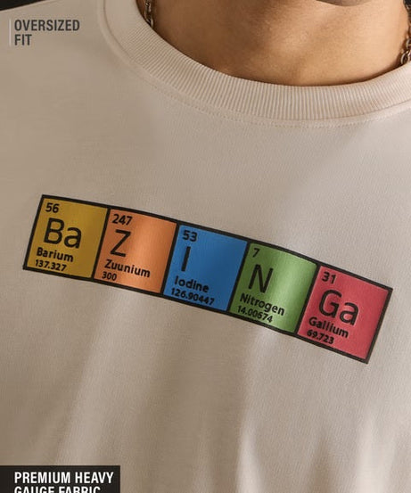 TBBT Chemical Bazinga Oversized T-Shirts