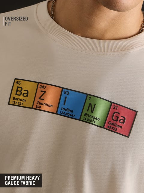 TBBT Chemical Bazinga Oversized T-Shirts