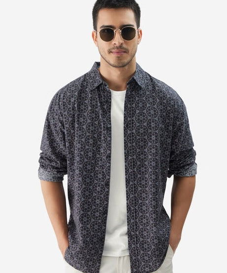 Hortensia Men Relaxed Shirts