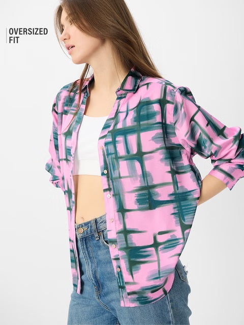 Satin Peridot Women Shirts