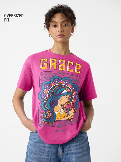Aladin Her Grace Women Oversized T-Shirts