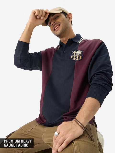 FCB Love of Football Men Rugby Polos