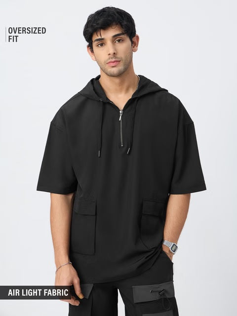 Hooded Black Hooded T-Shirts