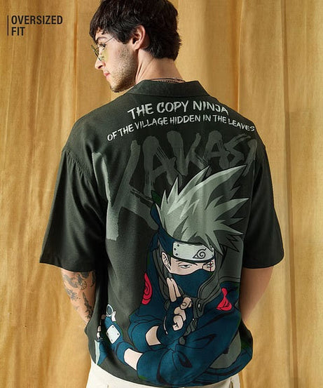 Naruto Kakashi Ninja Oversized Shirts