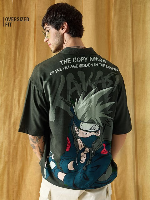 Naruto Kakashi Ninja Oversized Shirts