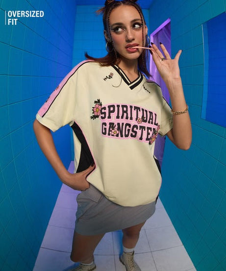 Spiritual Gangster Women Oversized T-Shirts