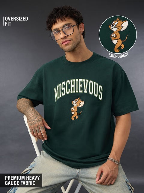Tom & Jerry Mischievous Oversized T-Shirts