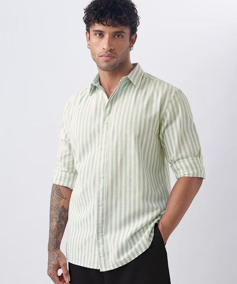 Stripes Pistachio Shirts