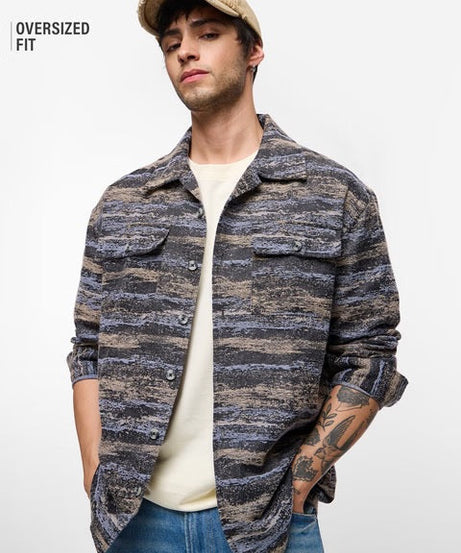 Jacquard Pacific Men Shackets