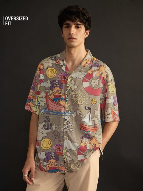 Garfield Pirate’s Cove Oversized Shirts