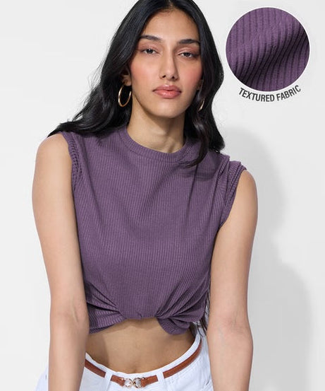 Ribbed  Berry Women T-Shirts