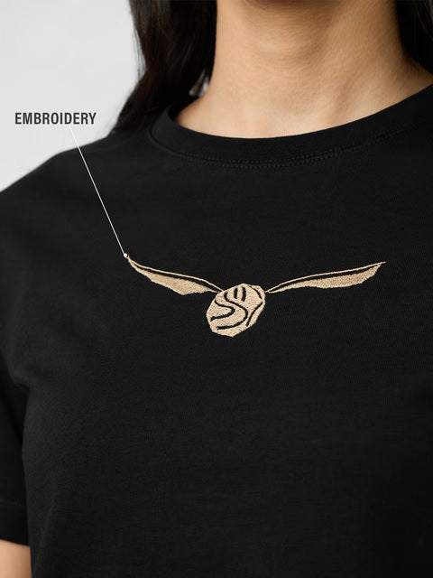 Harry Potter Golden Snitch Women Relaxed Fit T-Shirts