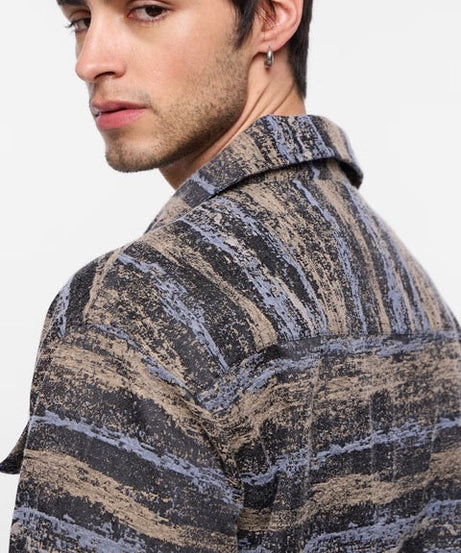 Jacquard Pacific Men Shackets