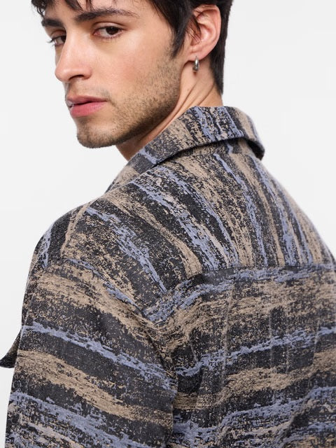 Jacquard Pacific Men Shackets