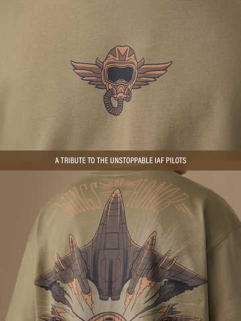 Freedom Wings Of Honour Oversized T-Shirts