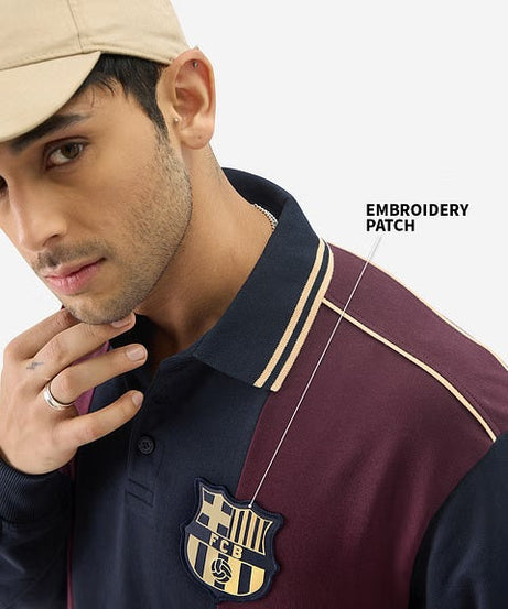 FCB Love of Football Men Rugby Polos