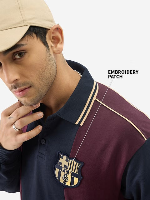 FCB Love of Football Men Rugby Polos