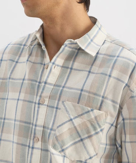Checks Vision Cotton Linen Shirts