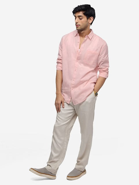 Lobster Bisque Cotton Linen Shirts